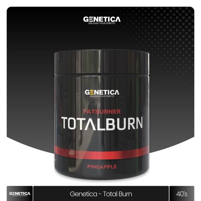 Genetica Total Burn Fat Burner 100 Gram CLA L Carnitine