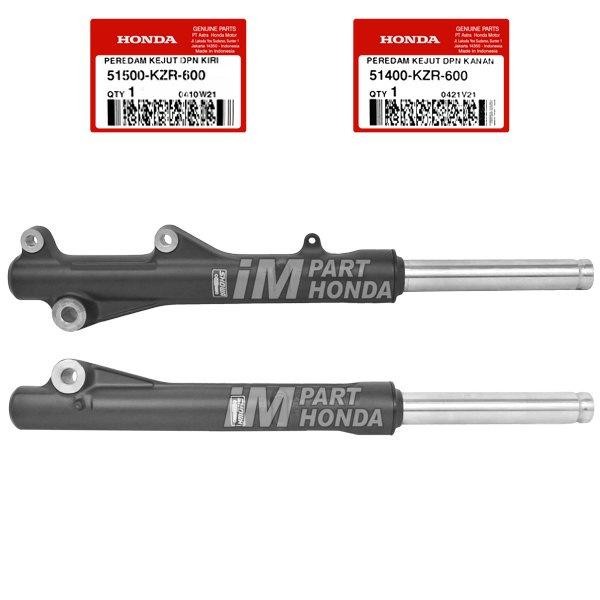 51400-Kzr-600 51500-Kzr-600 Shock Depan Kanan Kiri Beat Scoopy Vario 110 Fi Vario 125 150 Led 2015 -