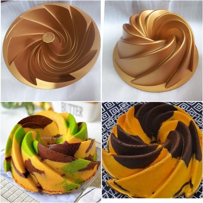 7icc- Loyang Kue Sultan Premium Marissa Rosemerry Cetakan Marmer Cake Kue Bolu