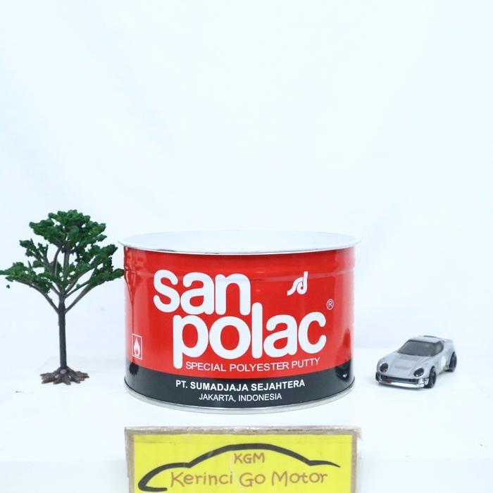 Jual Dempul San Polac 1Kg - San Polac Special Polyester - Hardener