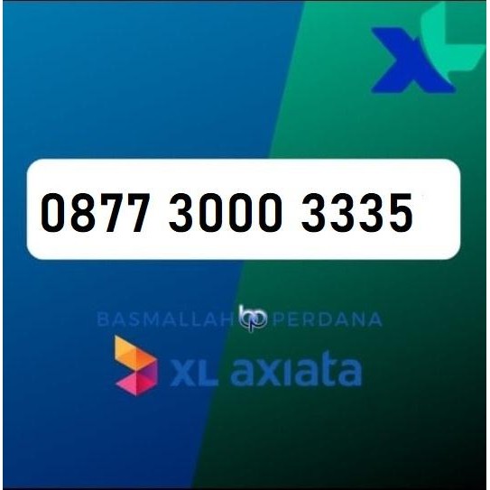 Nomor Cantik XB77 3000 3335 Perdana XL 4G 5G YOP925