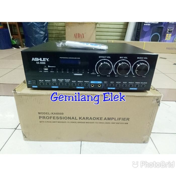 Amplifier Karaoke ASHLEY KA 6000 Original
