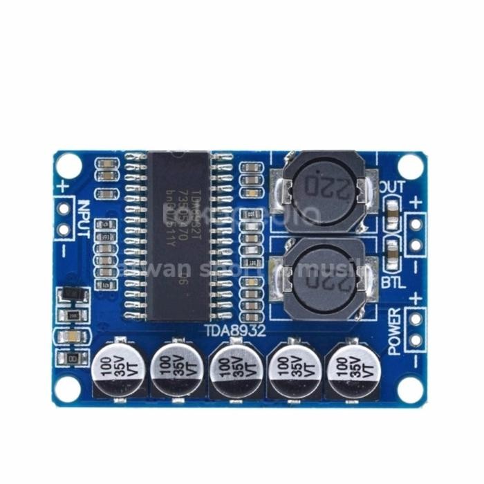 modul kit power amplifier Mono Tda 8932 class D 35 watt.