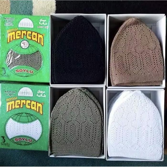 TERLARIS Peci Lobe Mercan 12 Pcs 1 kotak READY STOCK