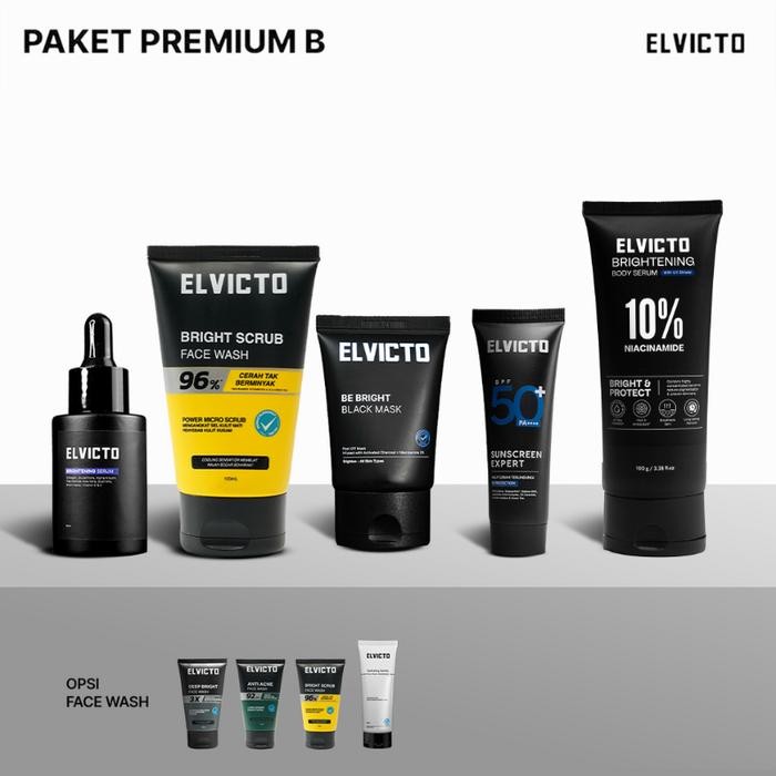 m1nc- Elvicto Paket Premium B Paket Lengkap Perawatan Pria