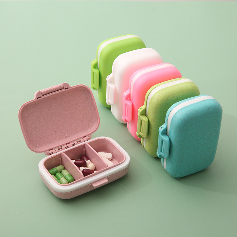 3Grids 7Day Portable Mini Weekly Tablet Pill Medicine Box Holder Storage Container Case Pill Box Spl
