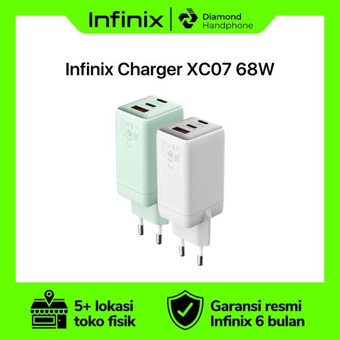 Infinix Charger XC07 3 IN 1 68W Garansi Resmi