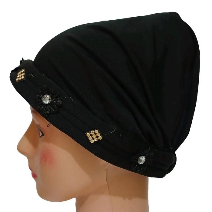 KirimCpT- Kupluk Cantik Kerpus Minimalis Hijab Instan Turban Minimalis Poliester Kerudung Turki