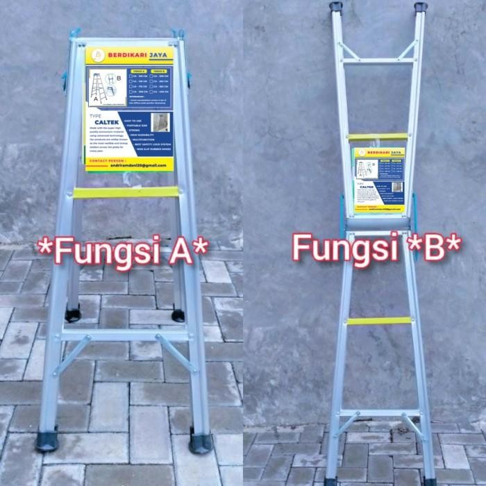 Tangga Lipat 1.5 Meter Alumunium // Tangga 2Fungsi