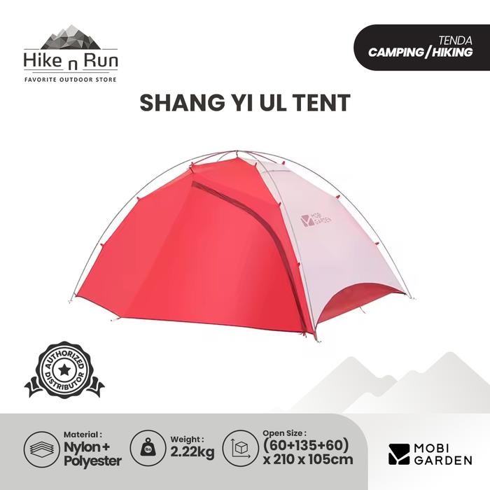Mobi Garden Tenda Camping Ringan NX19561003 ShangYi Tent Ultralight 2P