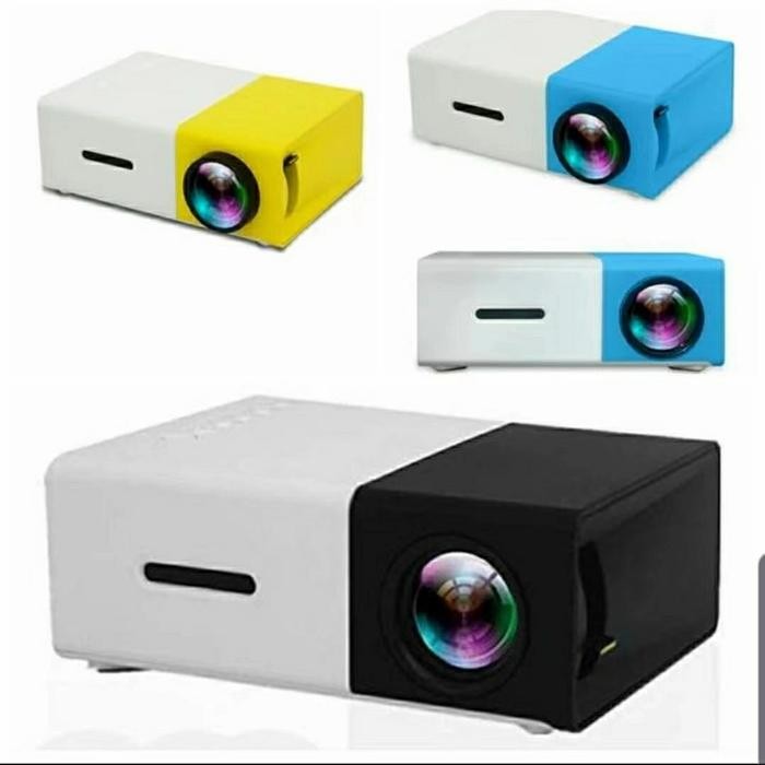 etlj- Mini Proyektor Led Yg300/Yg-300/Yg-300 Proyektor Portable Home- Kuning