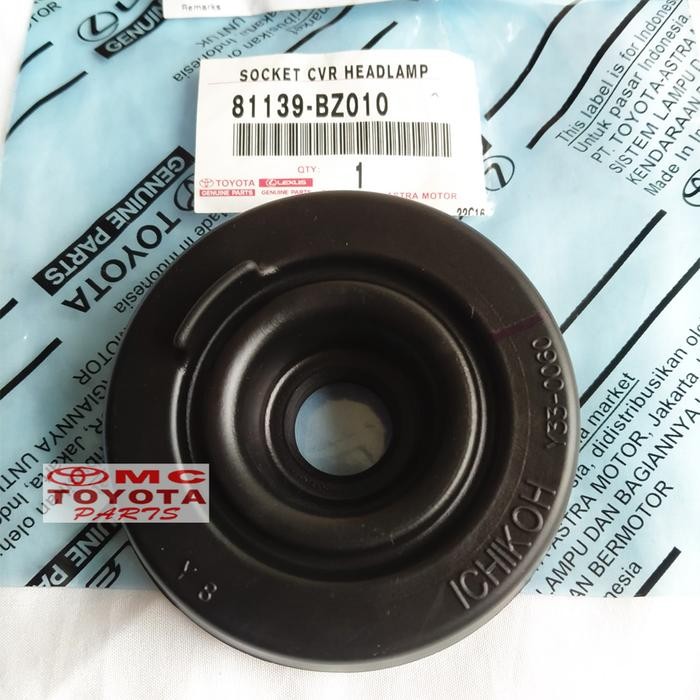Jual Karet Tutup Bohlam Lampu Depan Original Avanza Xenia Old 81139-Bz010 Kode 018