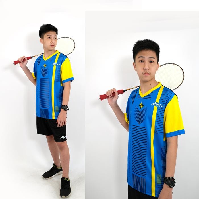 ORIGINAL PRO Kaos Jersey Badminton Lari Seri CHAMP 02 Nyaman Sport Jersey Pingpong Jersey Voli