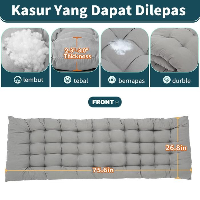 Kursi Malas Tempat Tidur Lipat Dengan Kasur Kursi Santai Ranjang Lipat Kursi Tidur Kantor /Folding