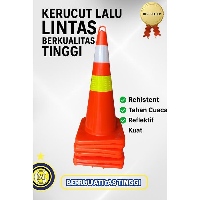 TRAFFIC CONE / KERUCUT JALAN RAMBU PEMBATAS