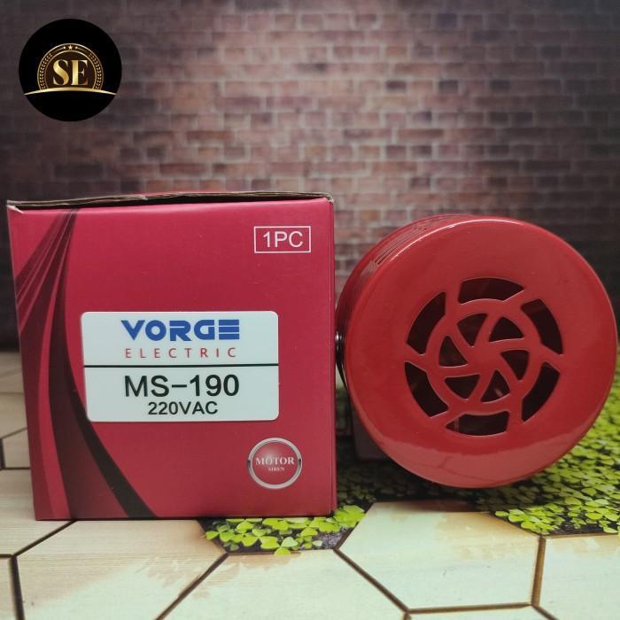 VORGE mini Motor Siren (Sirene) MS-190M 3" BUKAN FORT MS-190 MS190 3in
