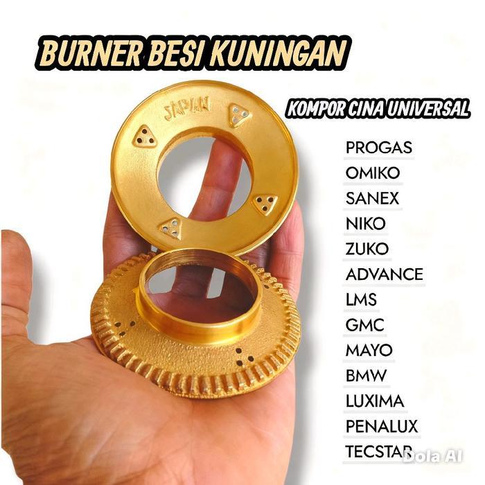 2 Pcs Termurah,, Burner japan kuningan original Kompor Gas Sanex-Zuko