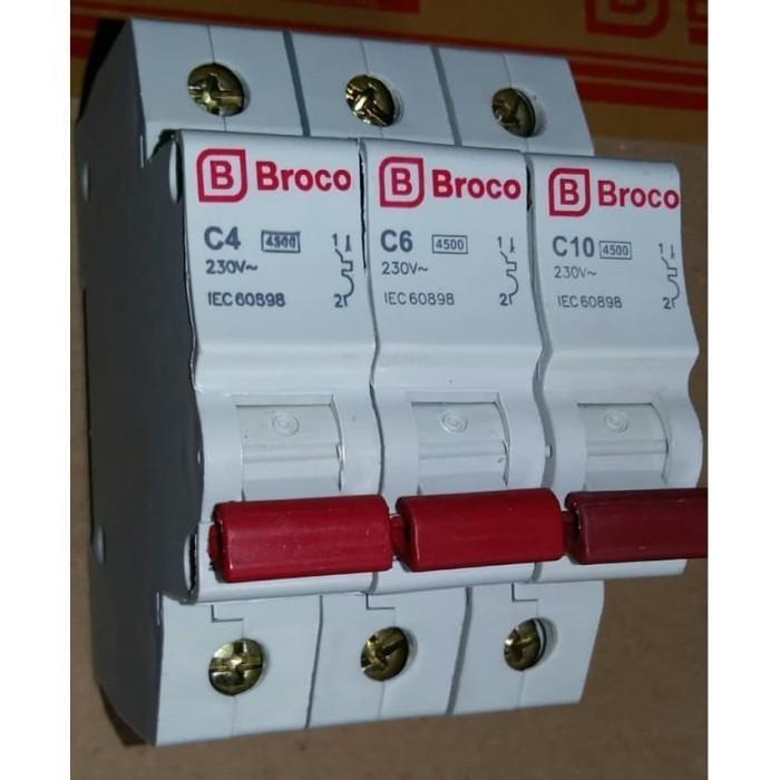 MCB BROCO 1P 32A BROCO MCB 1 PAS 32 AMPERE
