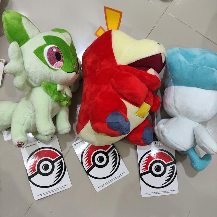 BONEKA PLUSH DOLL POKEMON CENTER SPRIGATITO FUECOCO QUAXLY NEWTAG