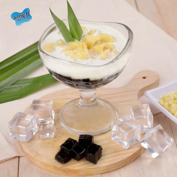 NUTRIJELL CINCAU. Nutrijell agar agar jelly konyaku. nutrijell regular