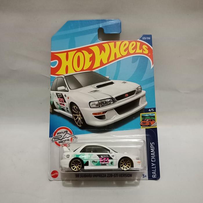 Hotwheels 98 Subaru Impreza 22B Sti Version Treasure Hunt Reguler Thr Terbaru 
