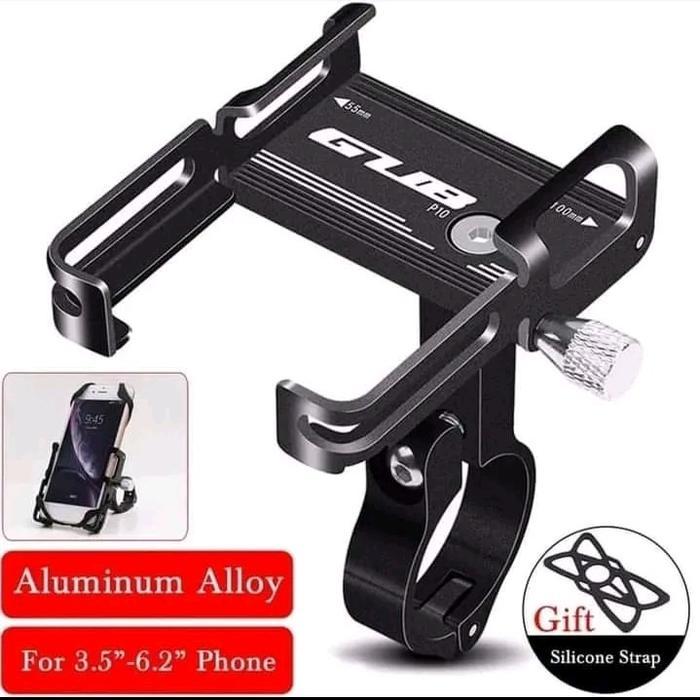 Sale breket + GUB P10 Holder hp handphone motor nmaz aerox pcx fazzio lexi vario beat dll