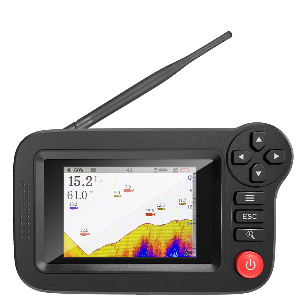 Smart Fish Finder - Portable Fish Finder And Depth Finder For Recreational Fishing From Dock, Shore
