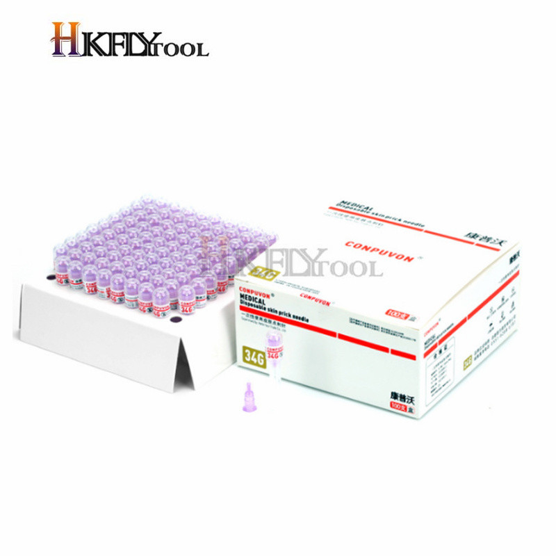 32G 34G needle Piercing Transparent Syringe Injection glue Clear Tip Cap For Pharmaceutical needle