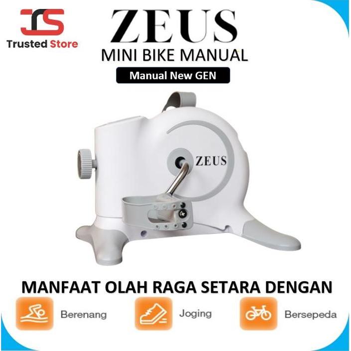 Zeus Mini Bike Manual Static Sepeda Terapi Statis Exercise
