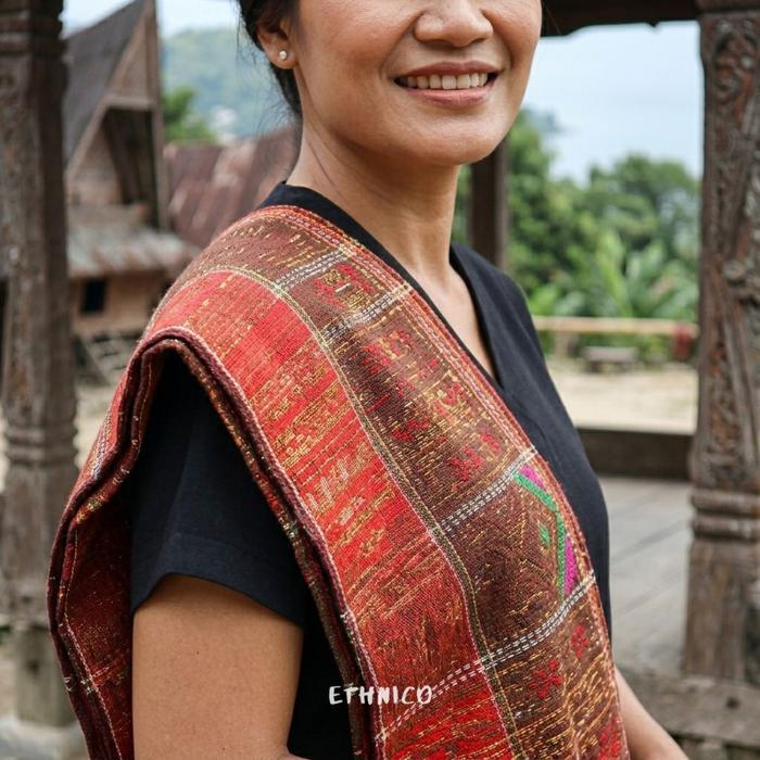 Syal Tenun Ulos Selendang Khas Batak Etnik Terlaris