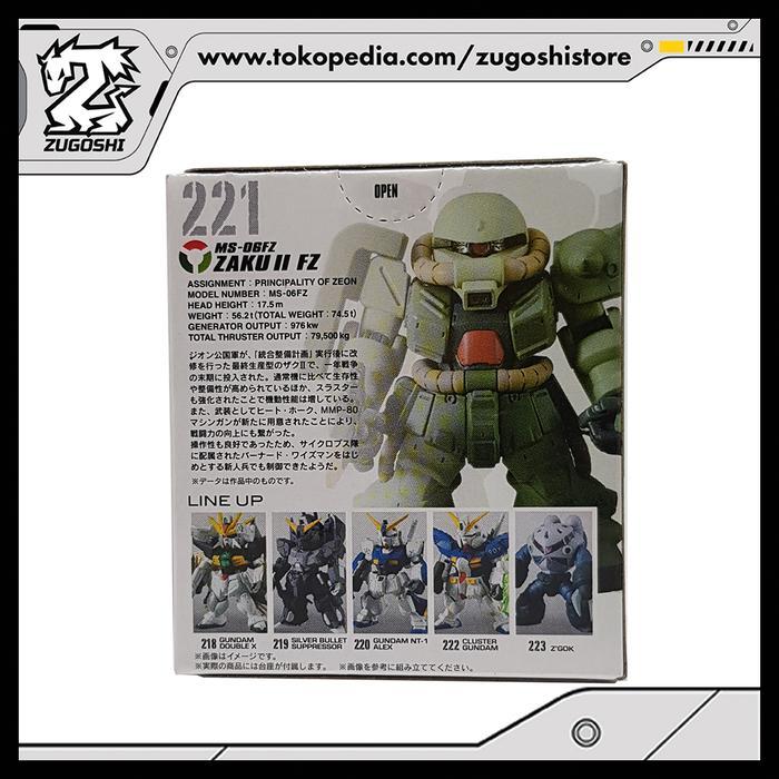 HOT SALE FUSION WORKS GUNDAM CONVERGE #17 MS-06FZ ZAKU II FZ (221) TERMURAH