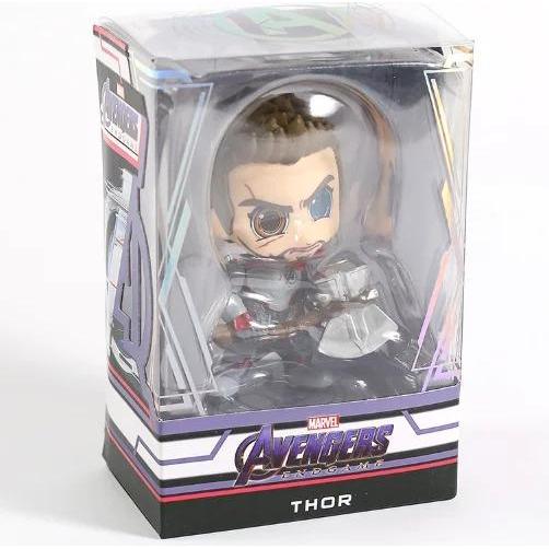 Sale Action Figure Avengers End Game Q Version Thor Mini Figure Bobble Head Toy