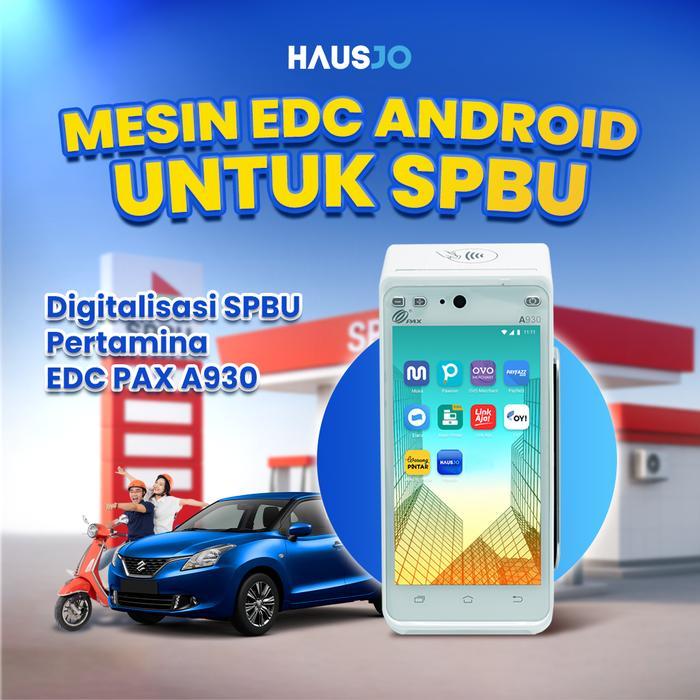 Mesin EDC Android PAX A930 Digitalisasi SPBU