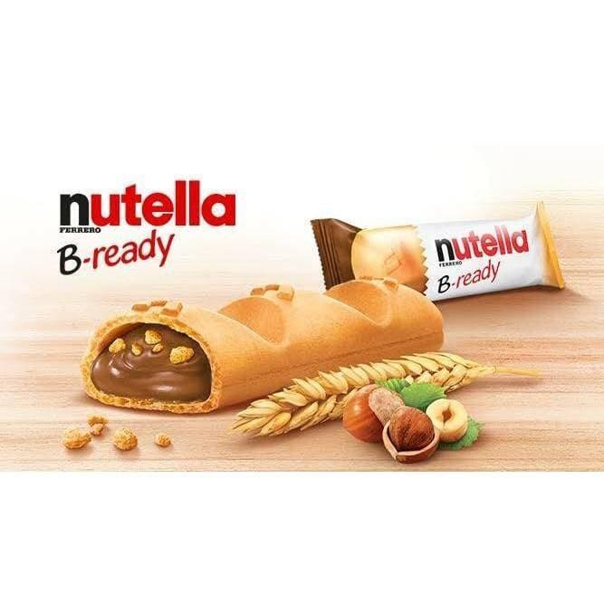 Best Deals Everyday Nutella B-Ready Bready Biscuit Wafer Isi 6Pcs Nutella B-Ready Wafer Coklat