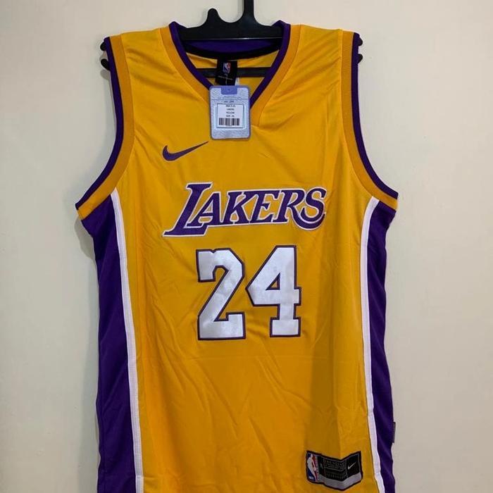 Diskon Jersey Basket Nba Lakers Full Bordir Bryant Grade Original Thailand Termurah