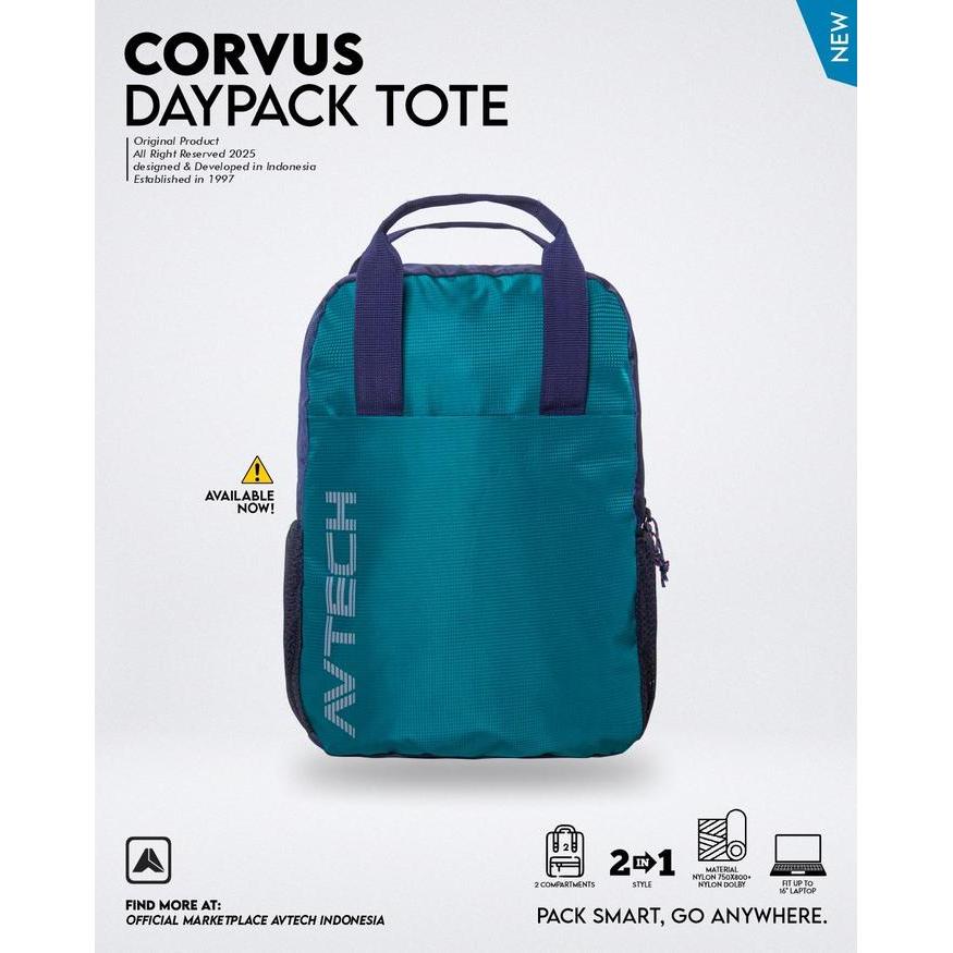 Eiger House - Tas Ransel Daypack Tote Laptop Harian Sekolah Kerja Travel Bag Lifestyle 20 Liter -