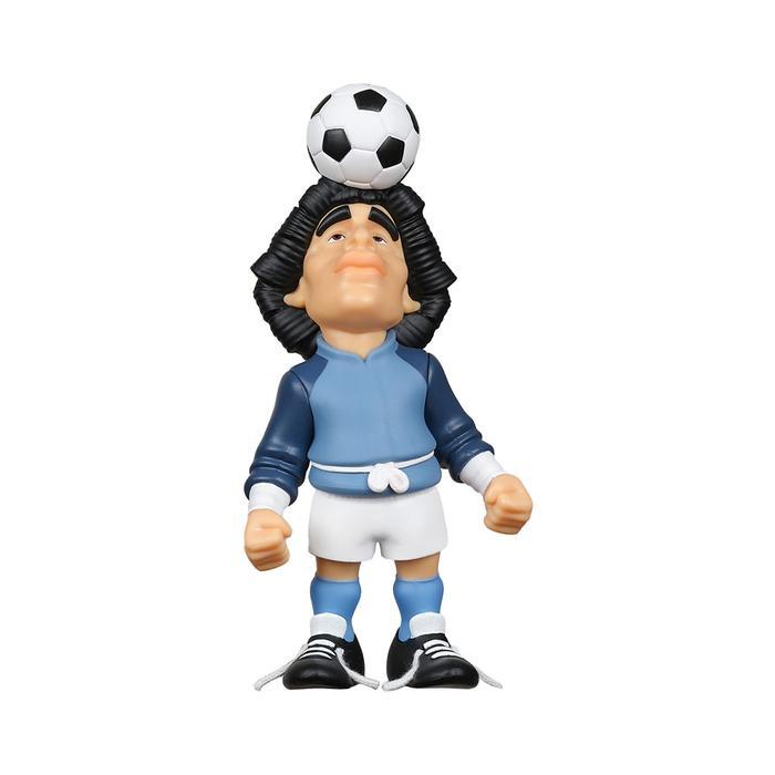 [Toko 530] Minix Figure Diego Maradona Life Warm Up Shoelace 12 Cm - Biru Figur Miniatur Karakter