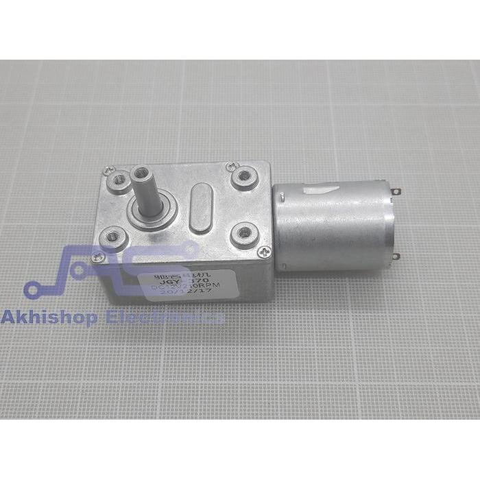 Worm Gear Motor Dc Gw4632-370 12V 210Rpm Terbaru!!!