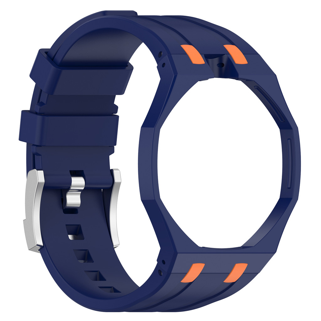 PC+Silicone Strap For Swatch x AP Royal pop Pocket Watch Integrated Modification Wristband Watches