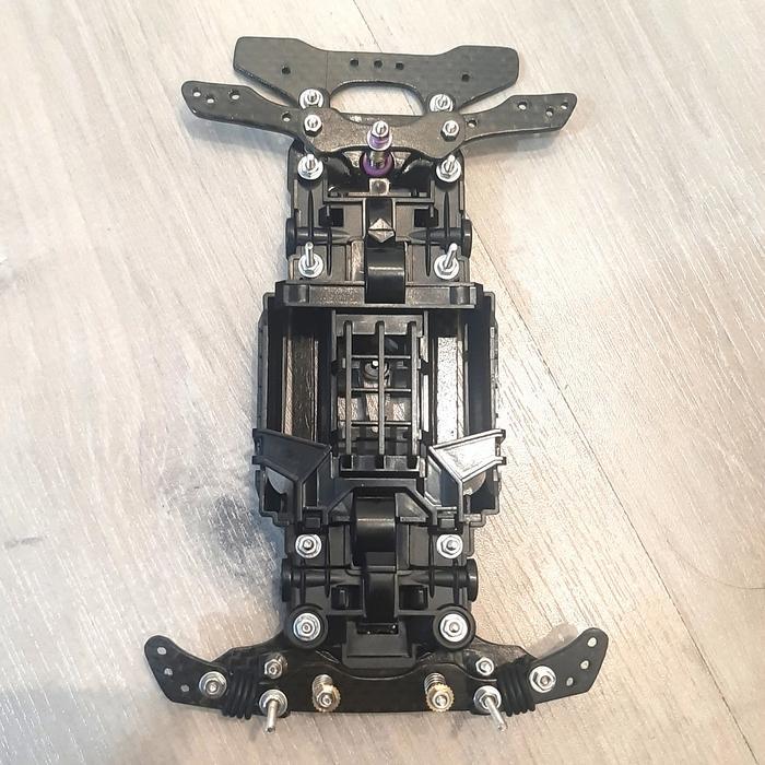 Tamiya STO - MS suspensi Hitam - AT Pivot Anchor