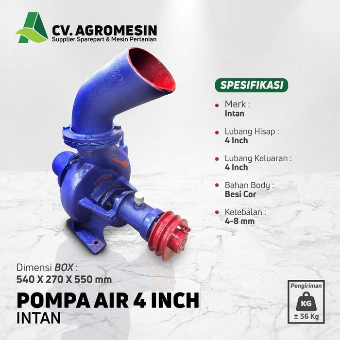 KEONG POMPA AIR 4 INCH 4" MERK INTAN PROMO TERMURAH