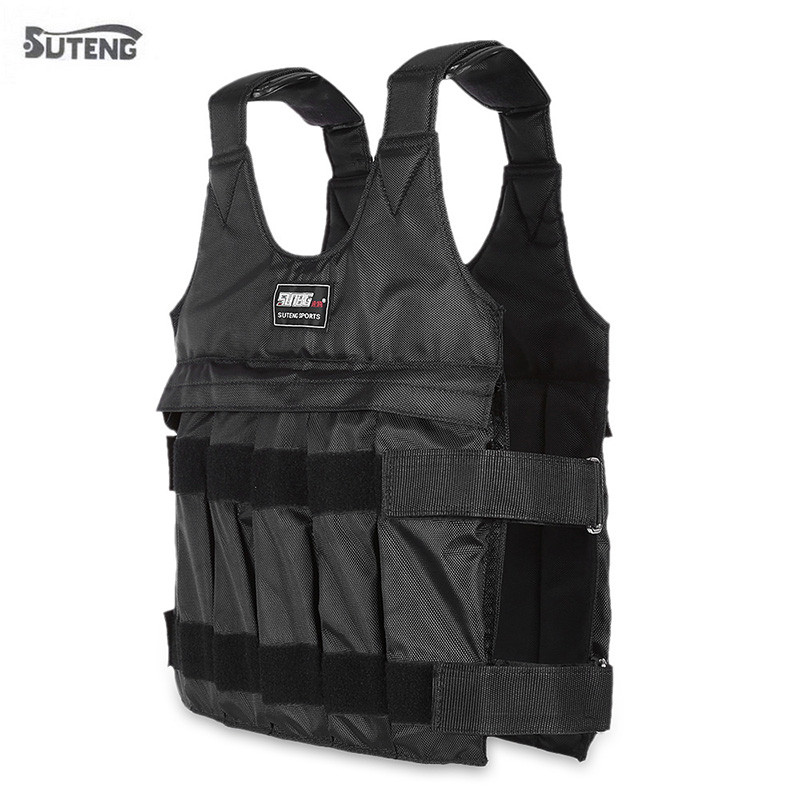 New 20/50 kg Loading Weighted Vest Jacket Load Weight Vest Exercise for Boxing Training Fitness
