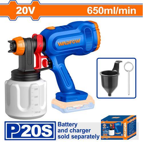 [WSU3066] Spray Gun Cat BATERAI 20V WADFOW