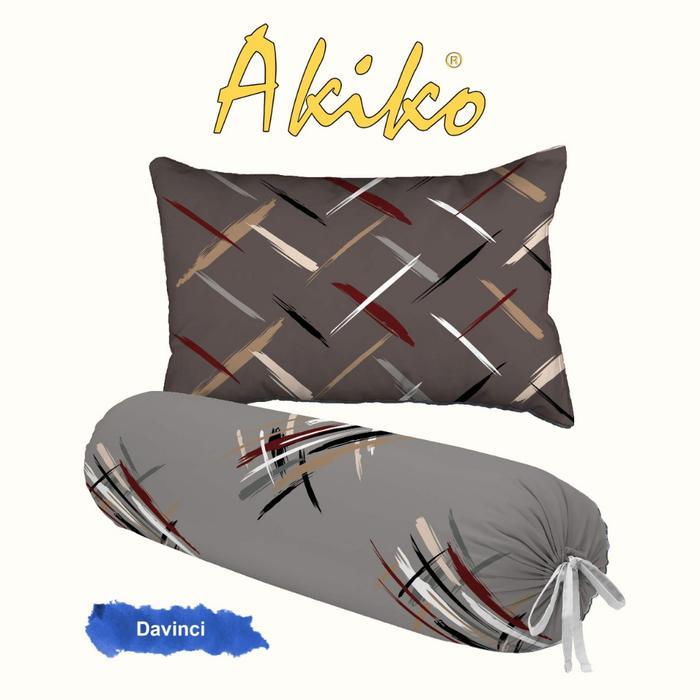 Best Seller Sarung Bantal Sarung Guling Set Premium Akiko Vito Motif Dan Polos Embos Jacquard Katun