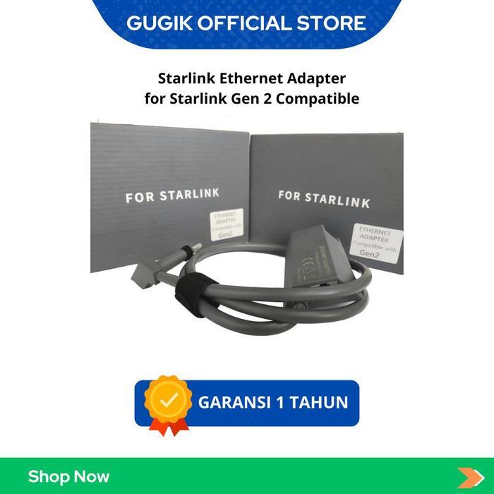 Starlink Ethernet Adapter for Starlink Gen 2 Compatible