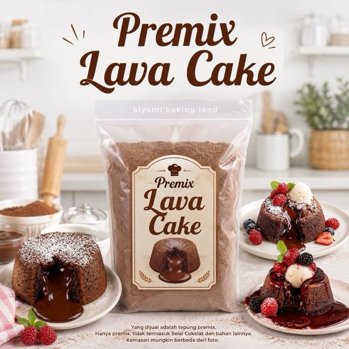 Premix Molten Chocolate Lava Cake 500 Gram Tepung Instant Kue Melted