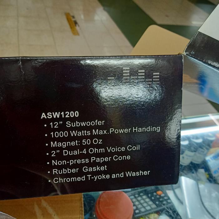 Subwofer ads nitrous 12 inci 1000w