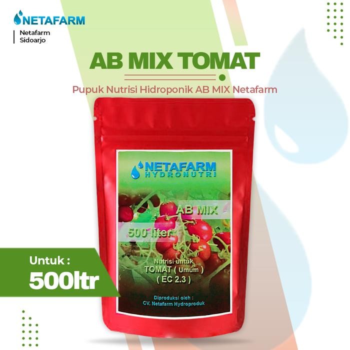 

Promo Netafarm - Pupuk Nutrisi Hidroponik Ab Mix U/ Tomat ( 500 Ltr ) Tbk