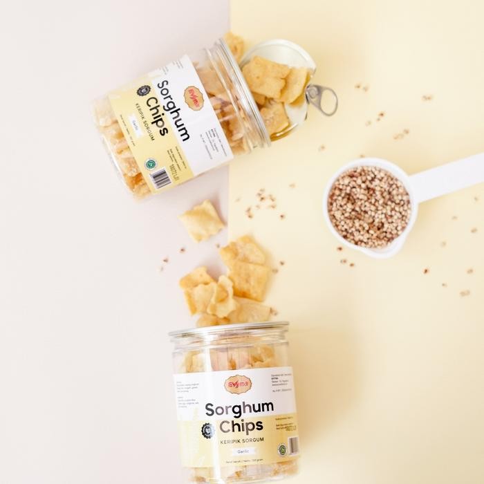 

EVYNA SORGHUM CHIPS GARLIC KERIPIK SORGUM 120GR