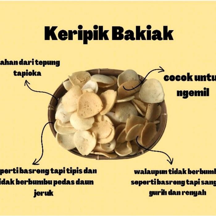 

(OLEH OLEH SURABAYA) KERIPIK BAKIAK GURIH TERMURAH 500GR